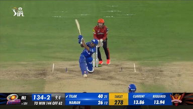 M08: SRH vs MI – Tilak Varma Six