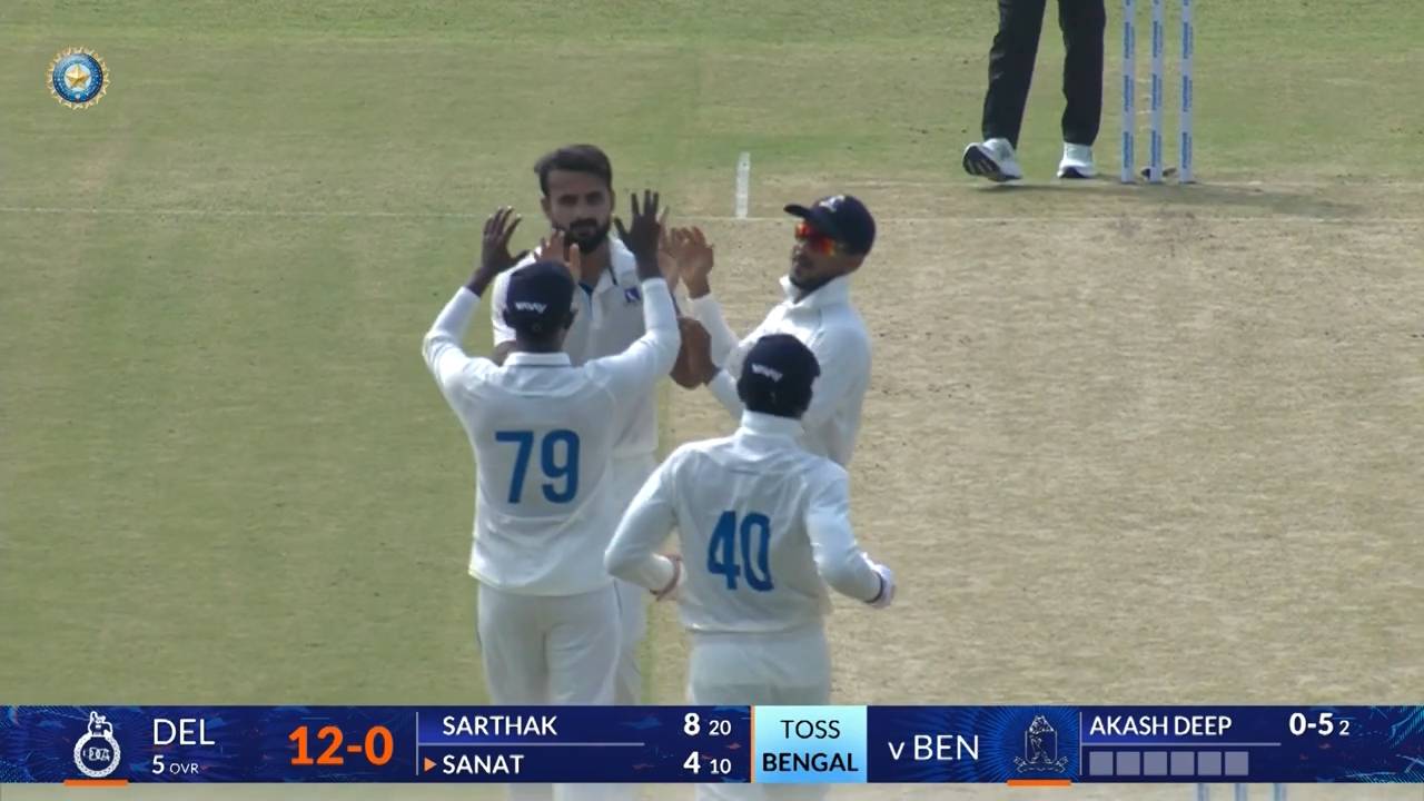 Ranji Trophy 2026-27, Bengal vs Delhi, Day 1: Match Highlights