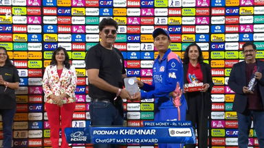 ChatGPT Match IQ Award: Match 16, Royal Challengers Bengaluru vs Mumbai Indians, WPL 2026: Poonam Khemnar