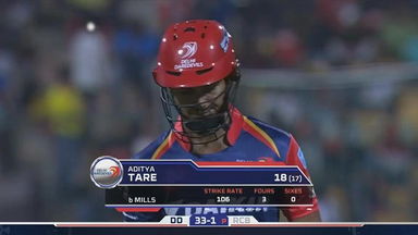 M5: RCB vs DD – Aditya Tare Wicket