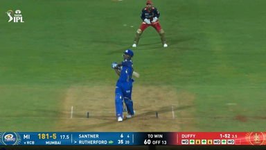 IPL 2026 M20: MI vs RCB - Sherfane Rutherford Six