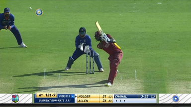 IND vs WI 2022, 1ST ODI: Jason Holder Six