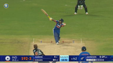 IND vs NZ 2026, 5th T20I: Ishan Kishan Six
