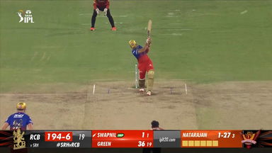 M41: SRH vs RCB – Swapnil Singh Six