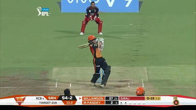 M51: RCB vs SRH – Kane Williamson Six