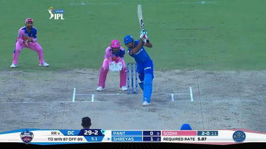 M53: DC vs RR – Shreyas Iyer Six
