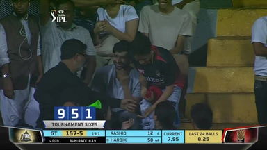 M67: RCB vs GT – Hardik Pandya Six