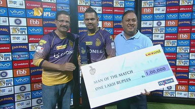 M11: KKR vs KXIP  – Man of the Match – Sunil Narine