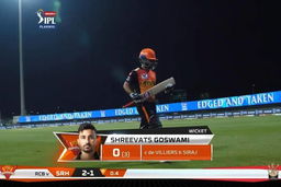 Eliminator: SRH vs RCB – Shreevats Goswami Wicket