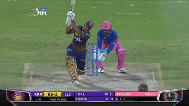 M54: KKR vs RR – Nitish Rana Six