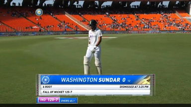 IND vs ENG 2021, 3rd Test, Day 2: Washington Sundar Wicket
