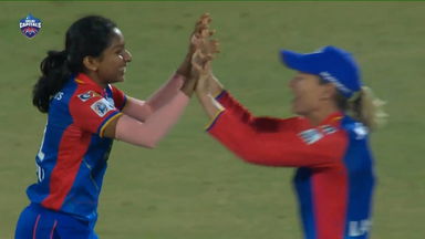 Maiden WPL wicket: Minnu Mani gets Gardner