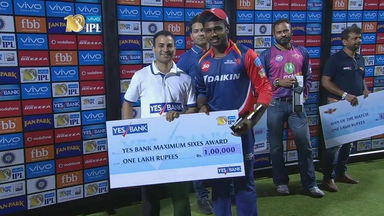 M9: RPS vs DD  – YES Bank Maximum Sixes – Sanju Samson
