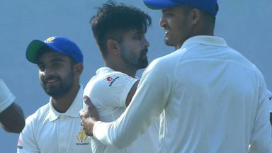 Ranji Trophy QF - KAR vs MUM: Fall of wickets - Mumbai 1st innings