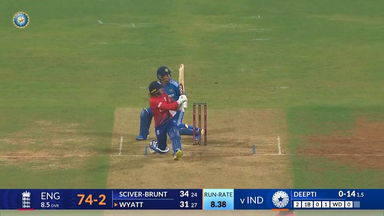 IND-W vs ENG-W 2023, 1ST T20I: Danielle Wyatt Six