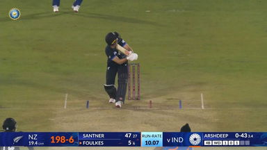 IND vs NZ 2026, 2nd T20I: Zak Foulkes Six