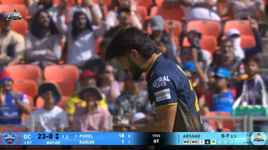 IPL 2025 M35: GT vs DC - Fall of Wickets