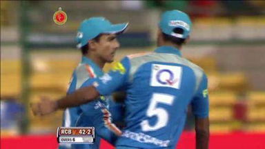 Match 21 RCB vs PWI – Agarwal's Wicket