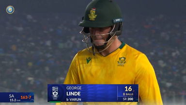 IND vs SA 2025, 5th T20I: George Linde Wicket