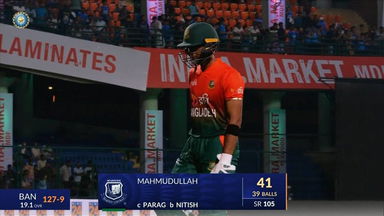 IND vs BAN 2024, 2nd T20I: Mahmudullah Wicket