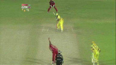 CLT20 2013 M20: CSK vs T&T  –   Fall Of Wickets