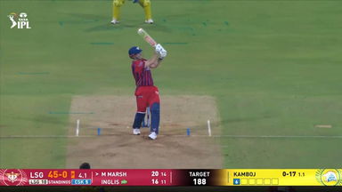 IPL 2026 M59: LSG vs CSK - Mitchell Marsh Six