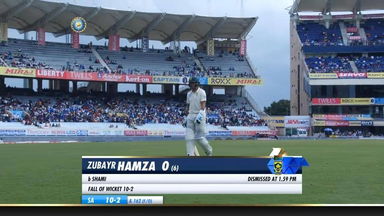 IND vs SA 2019, 3rd Test, Day 3: Zubayr Hamza Wicket