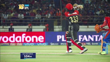 M20: GL vs RCB – YES Bank Maximum Sixes – Chris Gayle