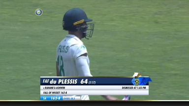 IND vs SA 2019, 2nd Test, Day 3: Faf du Plessis Wicket