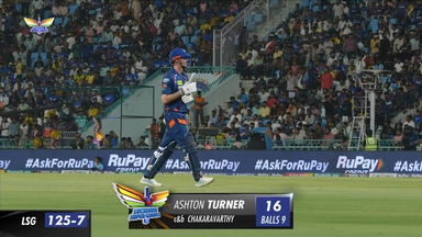 M54: LSG vs KKR – Ashton Turner Wicket