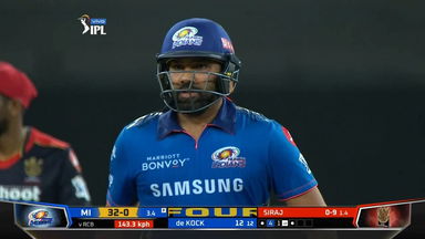 Rohit Sharma's brisk 43(28)