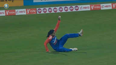 Wicket & Catch: Radha Yadav's crucial role in dismissing Matthews & Dottin