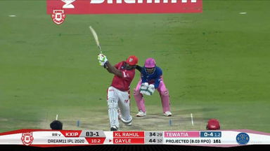 M50: KXIP vs RR – Chris Gayle Six