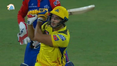 93m Monster: Shivam Dube breaks boundary drought with powerful blow
