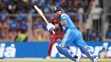 Easy on the eye! Kohli on the charge