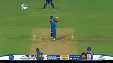 M47: MI vs RR – Sanju Samson Six
