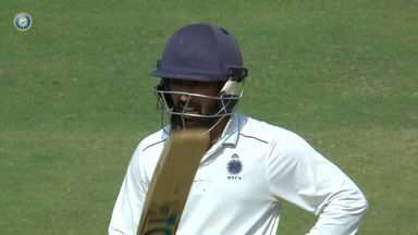 Ranji Trophy 2023/24, Madhya Pradesh vs Delhi: Captain Shubham Sharma steadies the ship with 59(107)