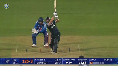 IND vs NZ 2026, 1st T20I: Glenn Phillips Six