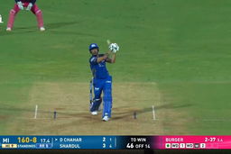 IPL 2026 M69: MI vs RR - Deepak Chahar Six