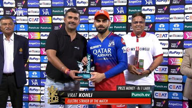 M62: RCB vs DC – Punch.ev Electric Striker of the Match – Virat Kohli