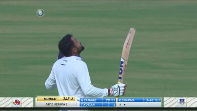 Hardik Tamore's vital 115 against Uttar Pradesh