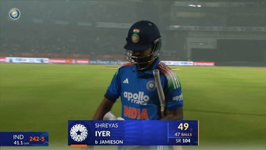 IND vs NZ 2026, 1st ODI: Shreyas Iyer Wicket