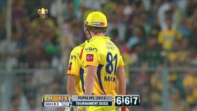 M76: CSK vs MI – Albie Morkel Six
