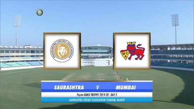 Ranji Trophy 2019-20: Saurashtra vs Mumbai - Day 2 Highlights