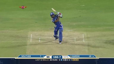 M2: RPS vs MI – Hardik Pandya Six