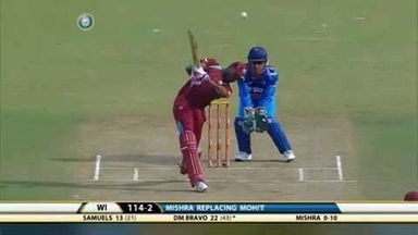 1ST ODI: IND vs WI – Darren Bravo Six