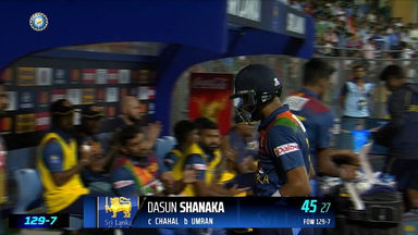 IND vs SL 2023, 1ST T20I: Dasun Shanaka  Wicket