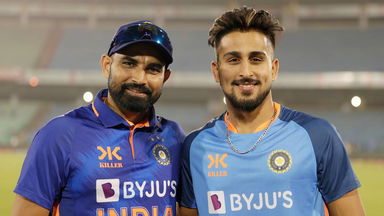 Raipur Special: Umran Malik interviews 'favorite bowler' Mohd. Shami