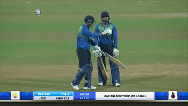 Haryana's Rohit Sharma's 21-ball 48-run blitz