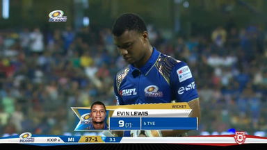 M50: MI vs KXIP – Evin Lewis Wicket